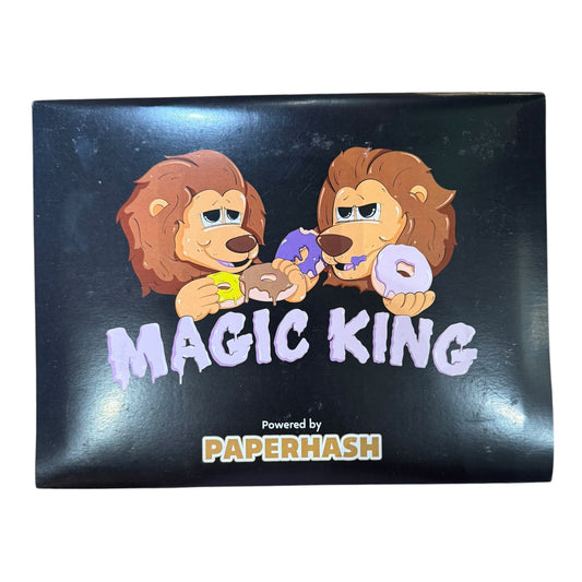 HASHPAPER Magic King – Papier végétal transparent pro pour cure et conservation du haschich, 50 feuilles 23x18cm