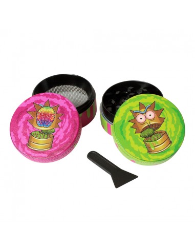 Grinder 40mm - Zinc Alloy Rick & Morty (4 pièces)