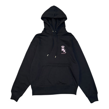 Hoodie oversize premium noir Magic King 5e anniversaire avec logo MK brodé sur le devant et logo des Lions Magic King dans le dos
