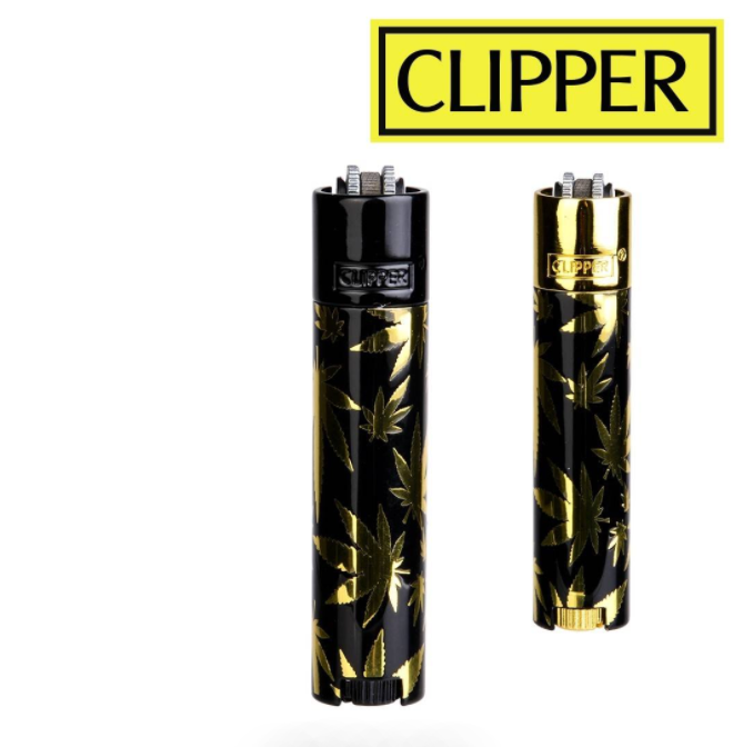 Métal Clipper - Feuilles Canna Gold/Noir