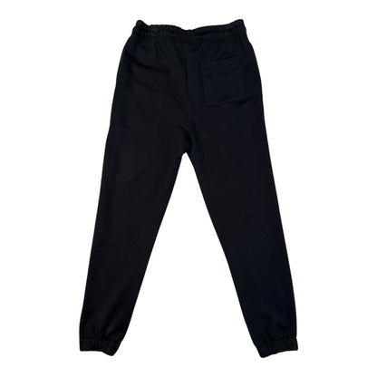 Jogger noir MK Classic – Magic King Brussels, coton bio, coupe fuselée, broderie discrète, style streetwear haut de gamme.