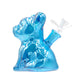 Bong "Glass" DOG Frenchie - Blue Aqua (11cm)