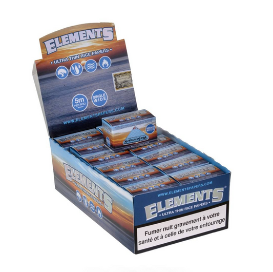 Rouleaux Elements Riz - Single Wide (Mini)