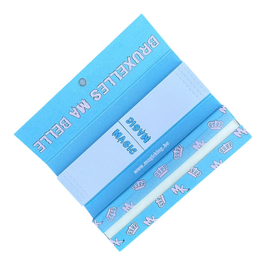 Magic King Bleu + TIPS - Feuilles à Rouler King Size "Riz"