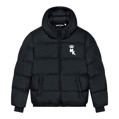 Doudoune oversize noire Magic King MK Puffer en polyester recyclé
