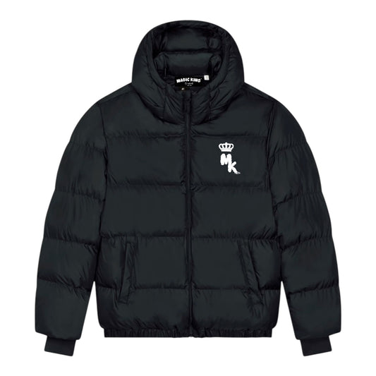 Doudoune oversize noire Magic King MK Puffer en polyester recyclé