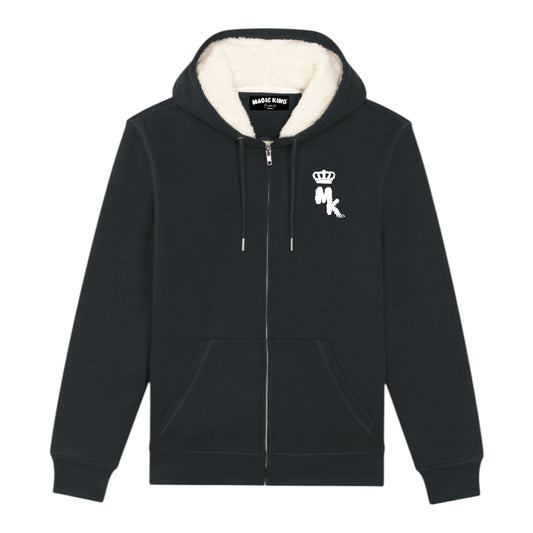 Sweat Magic King MK Sherpa logo brodé nuage blanc