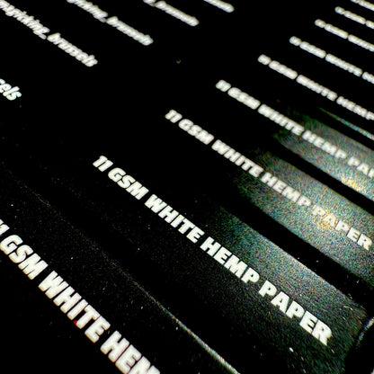 Feuilles Artistiques MK Black "Super Ultra Thin"" + TIPS - Magic King Édition 11 gsm Super Ultra Fin "Slim"