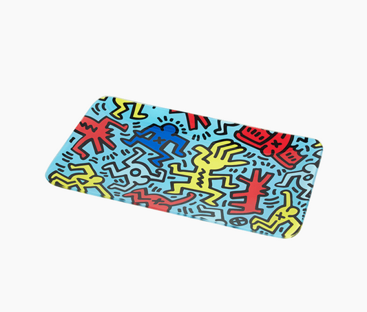 K. Haring Plateau - Bleu (Medium)