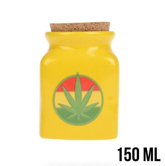 Conteneur Stockage Verre Jaune - Rasta Céramique (150ml)