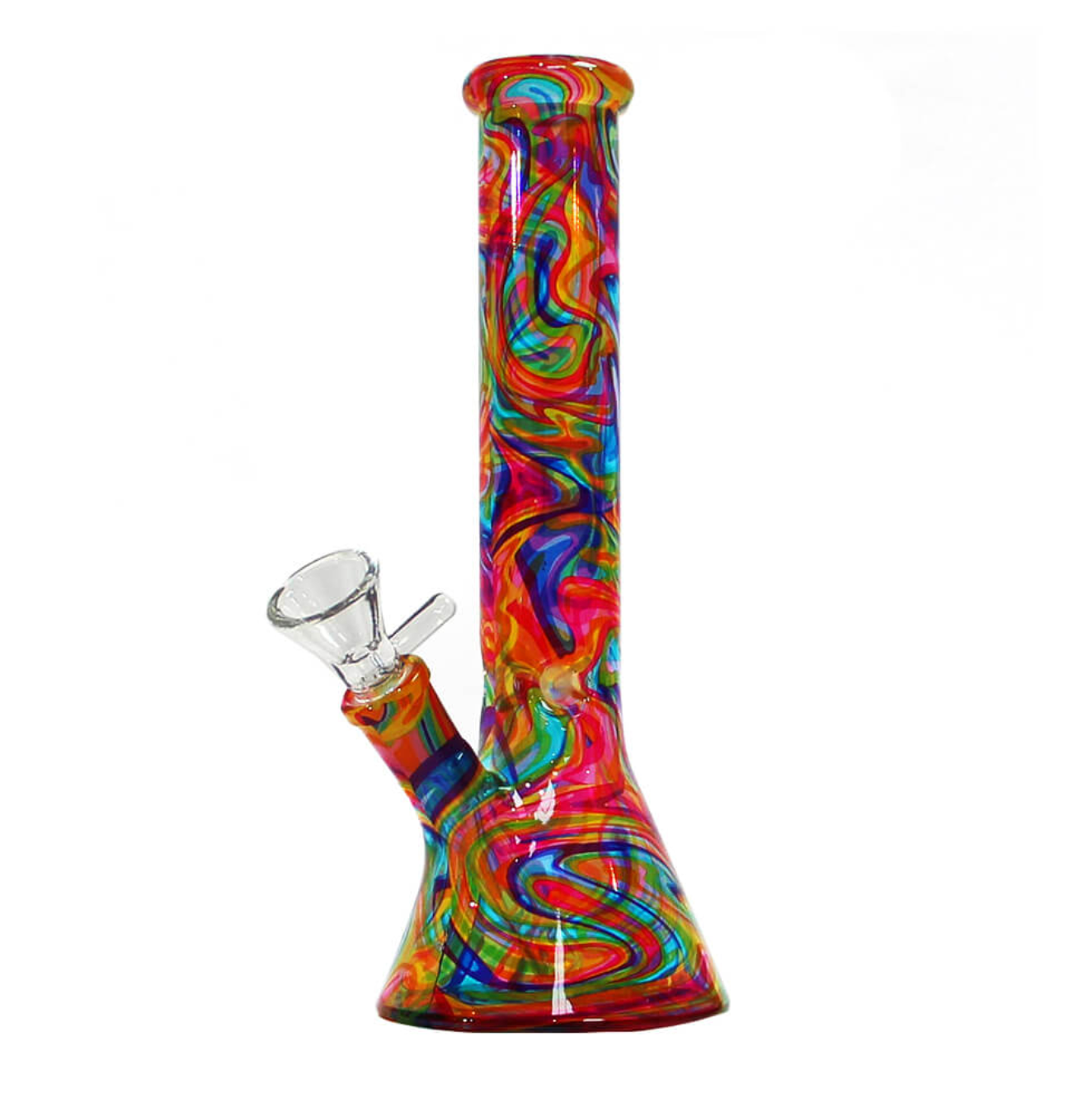 Bong Verre - Abstract Colors (26cm)