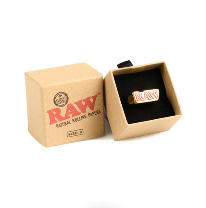 RAW GOLD "Bague Fumeur" (Taille 9)