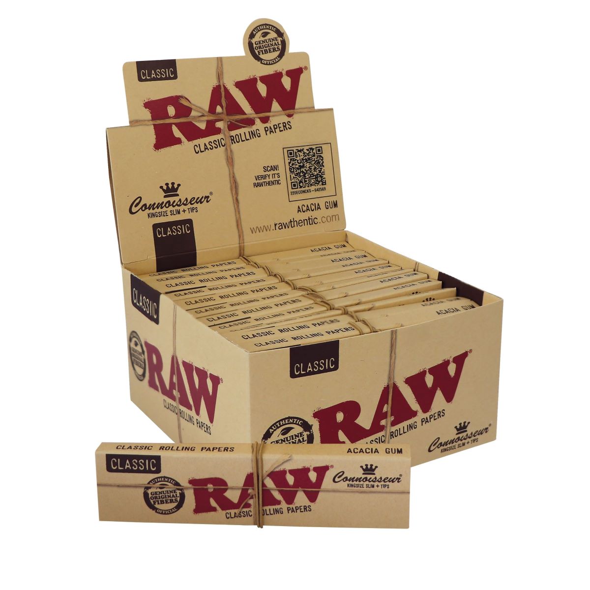 RAW Classic "Feuilles à Rouler + Tips" -  KS Slim