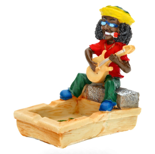 Cendrier Rasta - Playing Guitar