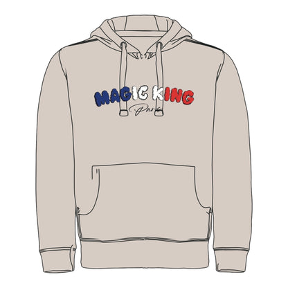 Hoodie MK - Magic King Paris Off White