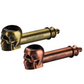 Pipe - Skull Gold/Bronze