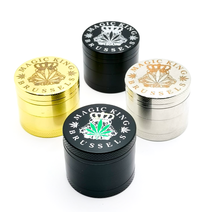 Magic King - Metal Grinder Noir & Gris (4pièces)