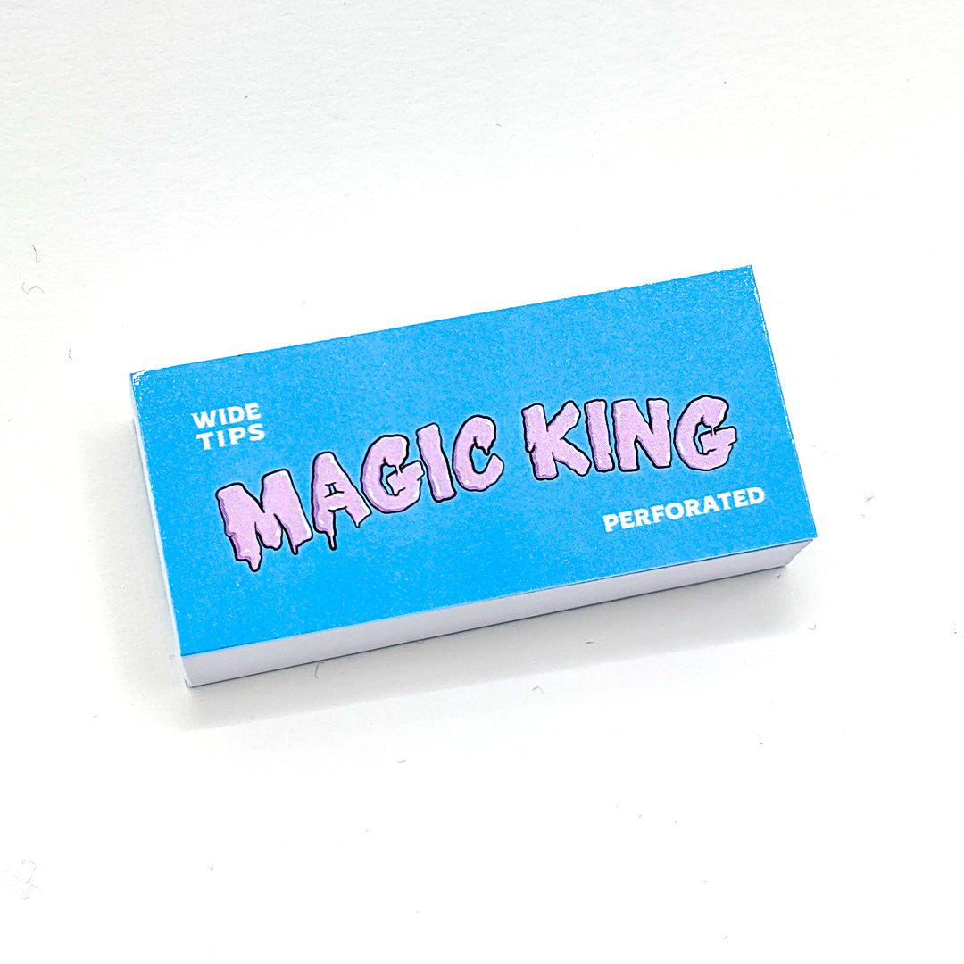 Magic King Tips Bleu - Filtres En Carton Large "Blanc"