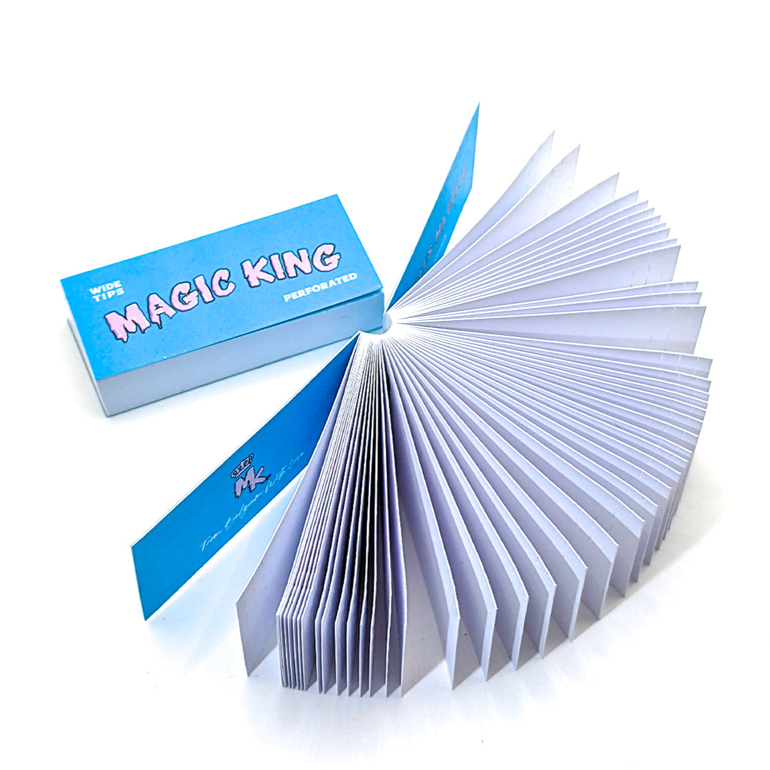 Magic King Tips Blue - Filter Tips Wide