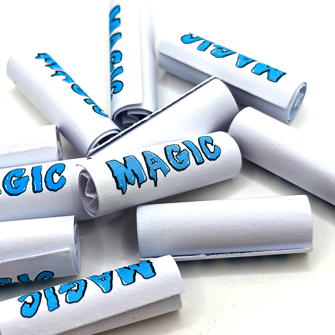 Magic King Tips Bleu - Filtres En Carton Large "Blanc"