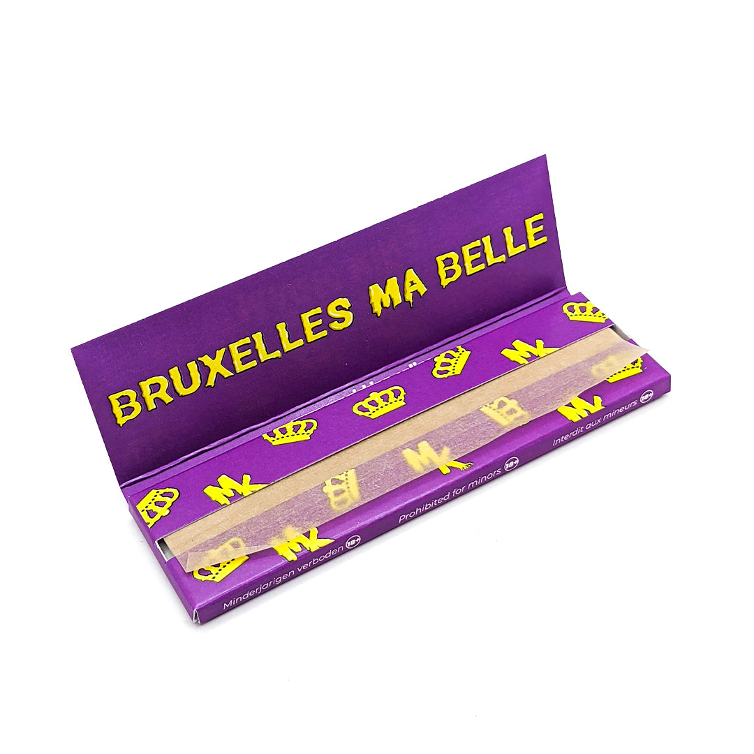 Magic King Donuts Purple - Rolling Papers Wide (Unbleached)