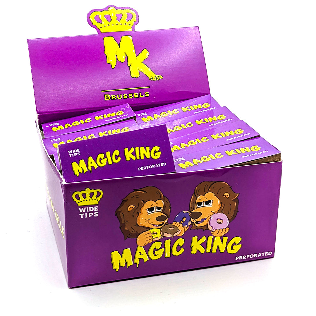 Magic King Tips Mauve - Filtres En Carton Large "Non Blanchi"