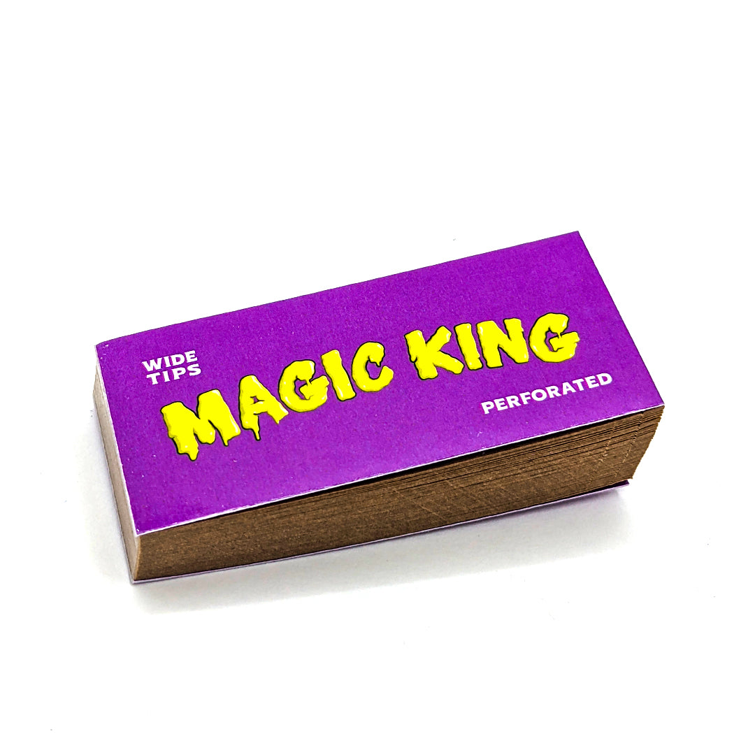 Magic King Tips Mauve - Filtres En Carton Large "Non Blanchi"